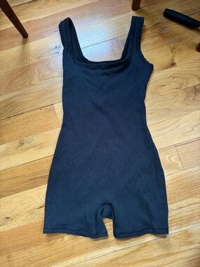 Skims Stretch Cotton Rib Romper